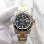 Swiss Replica Rolex Submariner Diamond Markers 2-Tone 3135 Watch 40mm